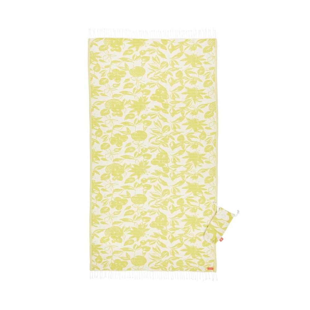 Fruity Floral Cotton Beach Towel by Joules in Multi